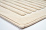 Mijölnir Juego de alfombrillas de baño de algodón 100% crema